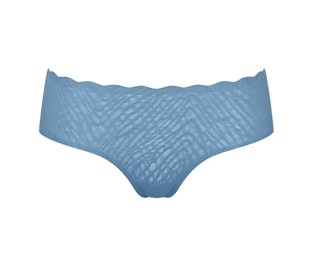 Hellblaue Sloggi ZERO Feel Bliss Hipster Unterhose.