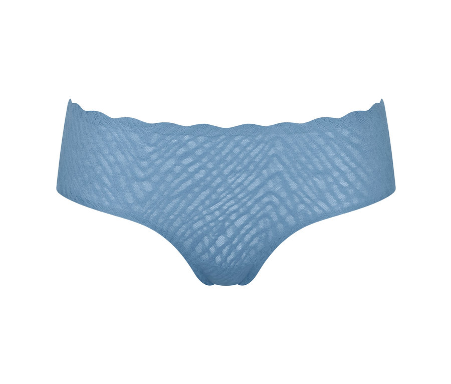 Hellblaue Sloggi ZERO Feel Bliss Hipster Unterhose.