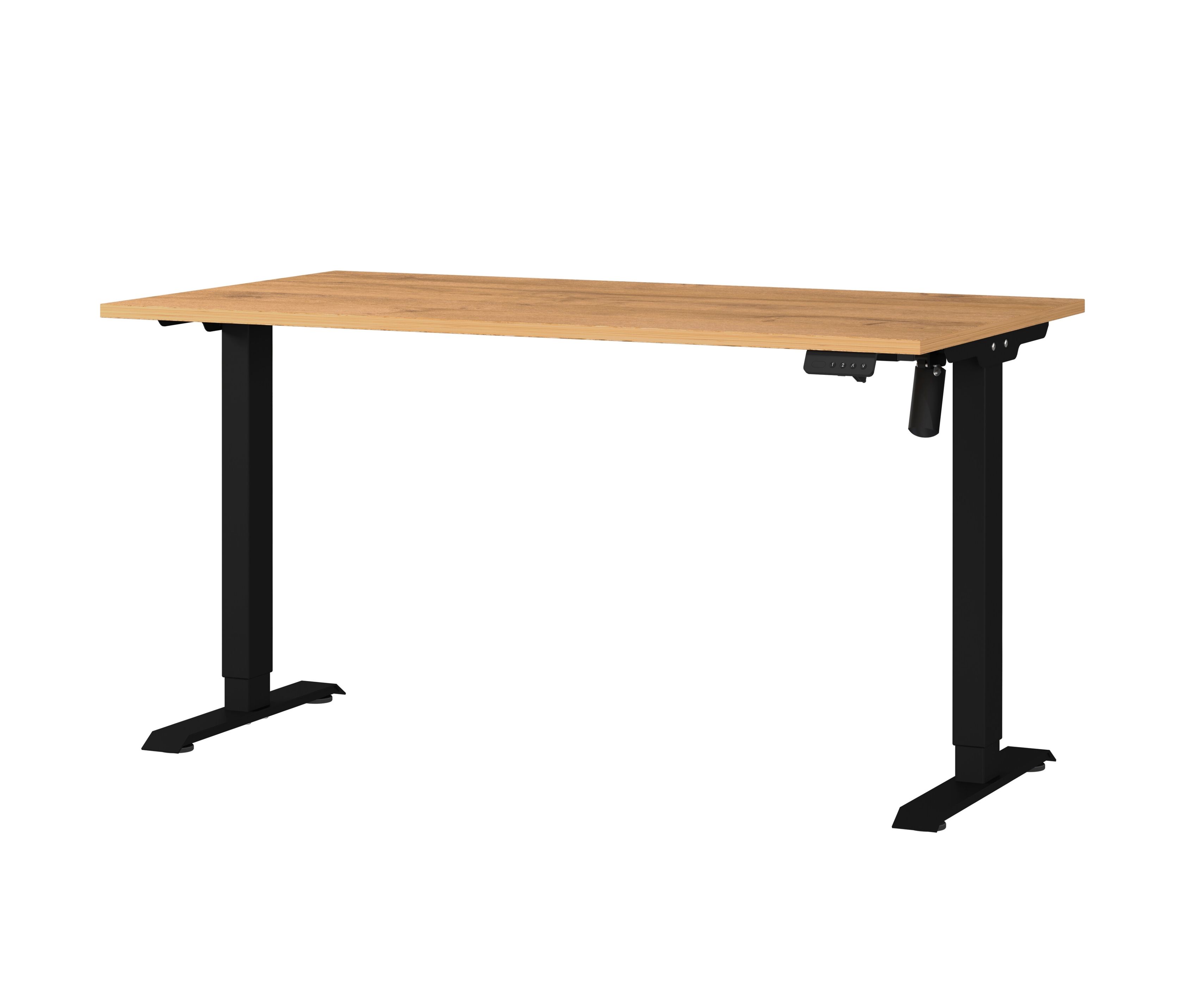 Tchibo - Elektrischer Schreibtisch »Profi« - 1x14,5x96,5cm - schwarz - Holz / Metall