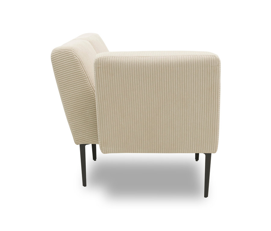 Detailansicht eines beigen Eckelements »Karlsborg« aus der DOMO collection.