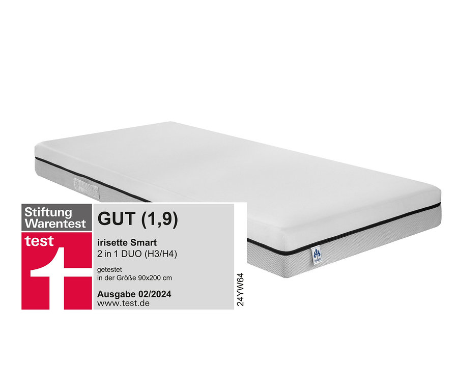 Irisette Wendematratze Hybridschaum Smart Matratze.