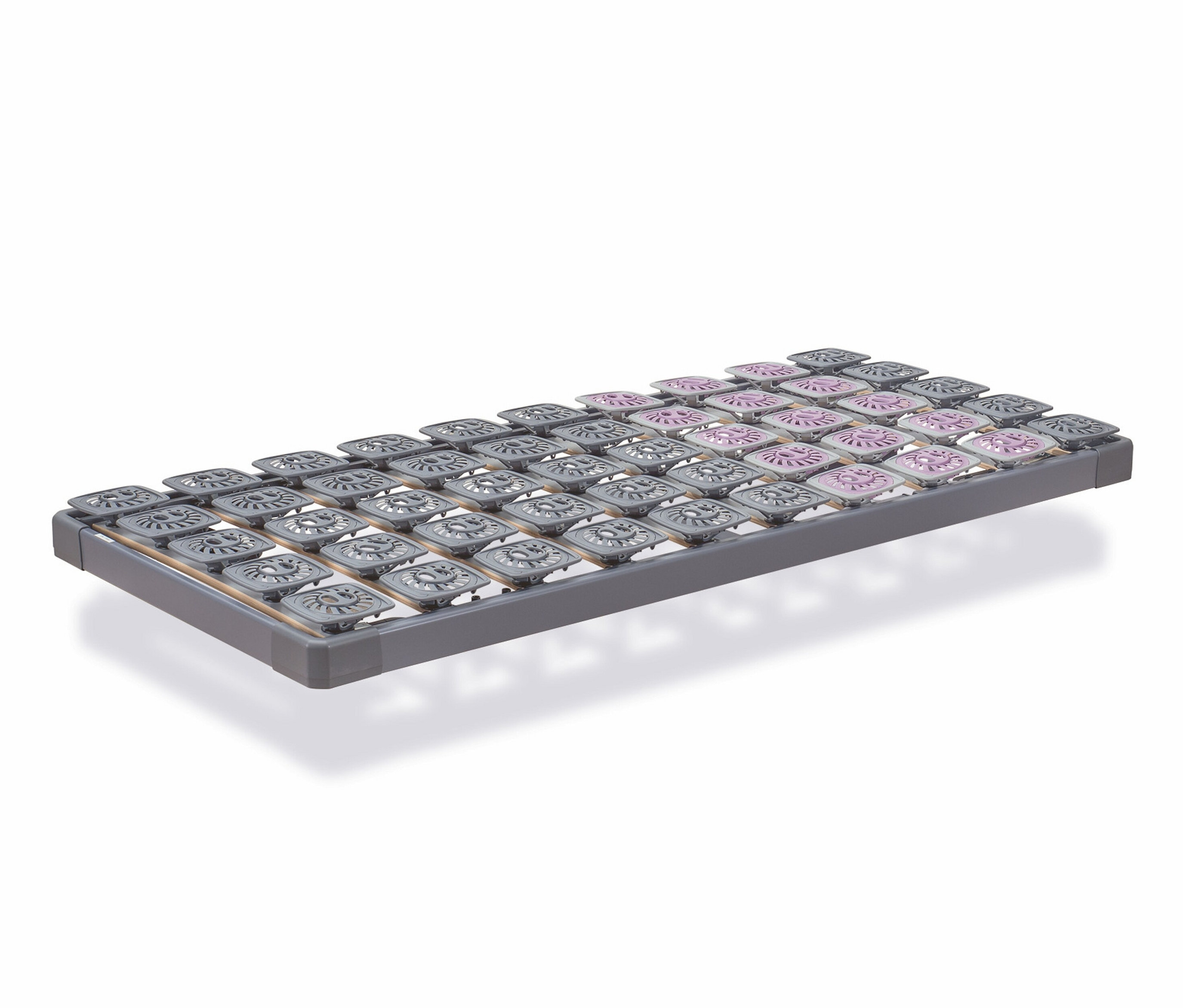 Tempur® »Premium Flex 500« Lattenrost - 140x200x11,5cm - grau - Buchenholz
