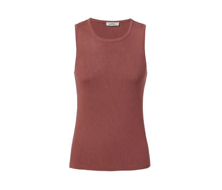 Rotbraunes Stricktop.