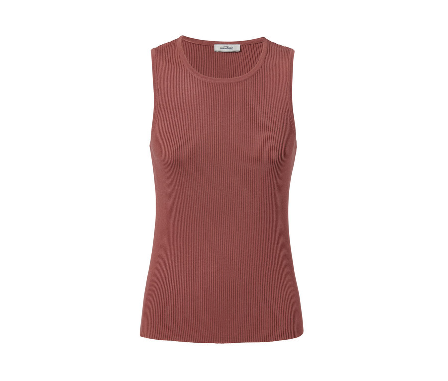 Rotbraunes Stricktop.