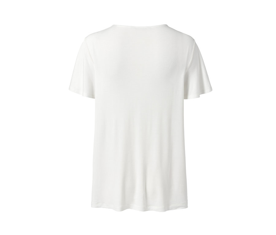 Weißes Shirt mit Flügelarm.