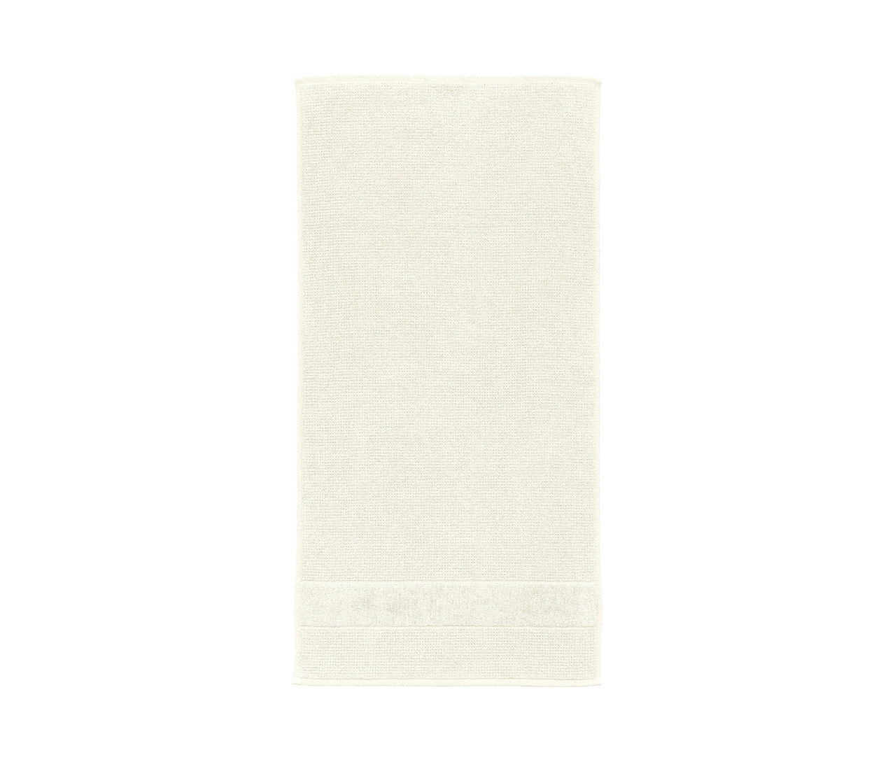 Detailansicht eines cremeweißen Handtuchs. SCHIESSER Handtuchset »Turin«, 4-teilig, offwhite