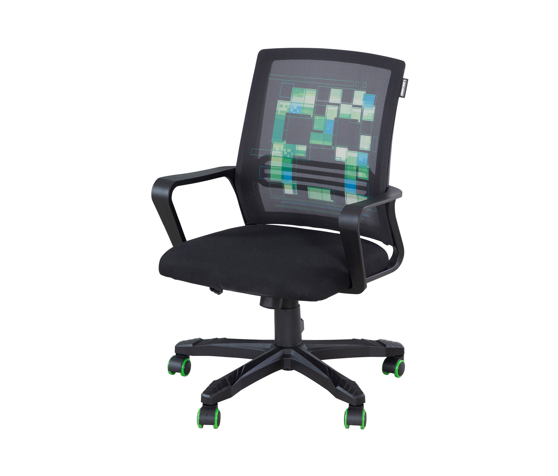 roba Minecraft Gaming-Stuhl - 63x60x92cm - schwarz - - Polyester / Kunststoff