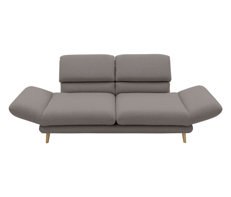 DOMO 2-Sitzer-Sofa »FuAR«, drehbar, taupe.