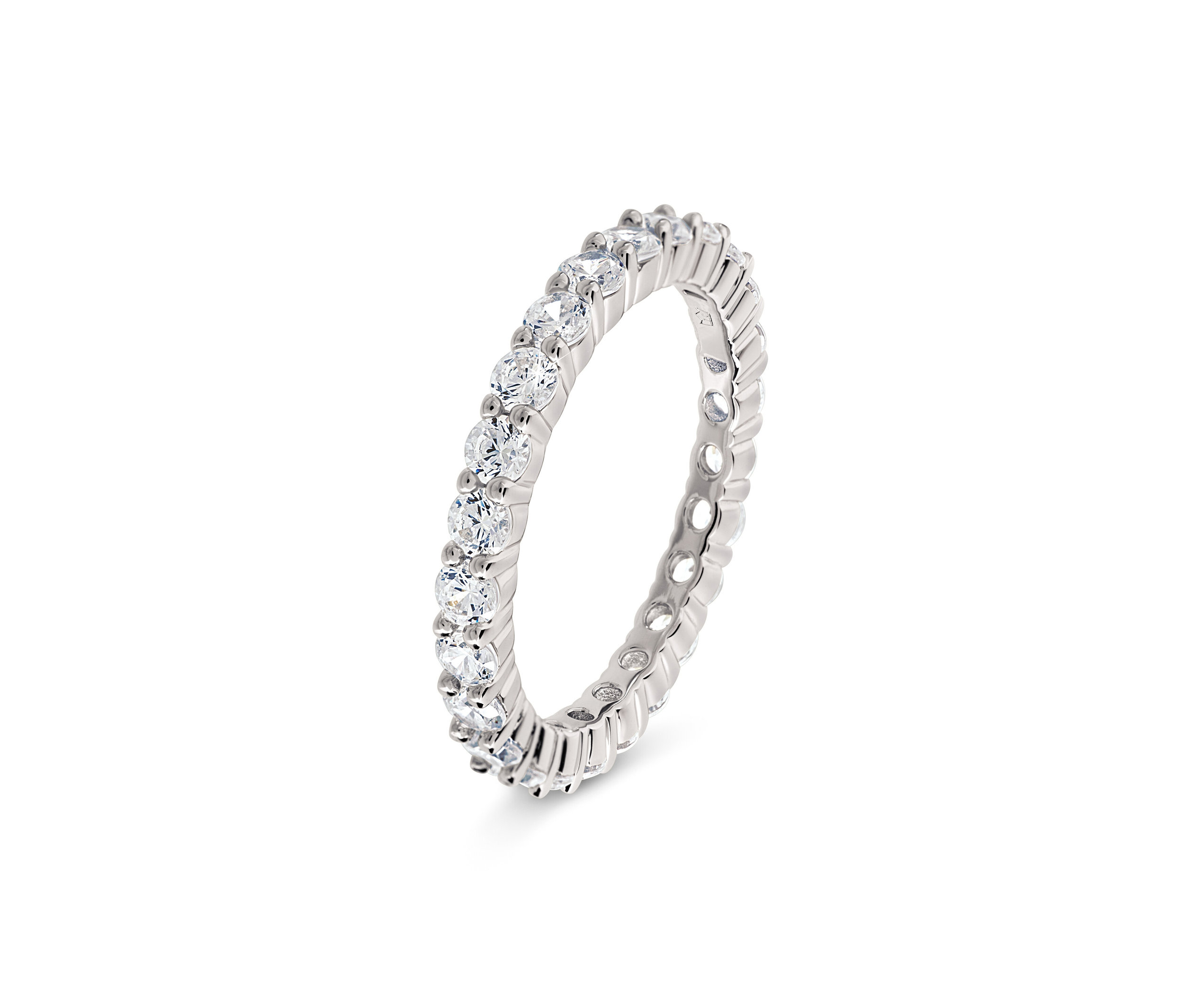 Silber Ring »Memory« - Damen - Gr. 18 - silber - silber