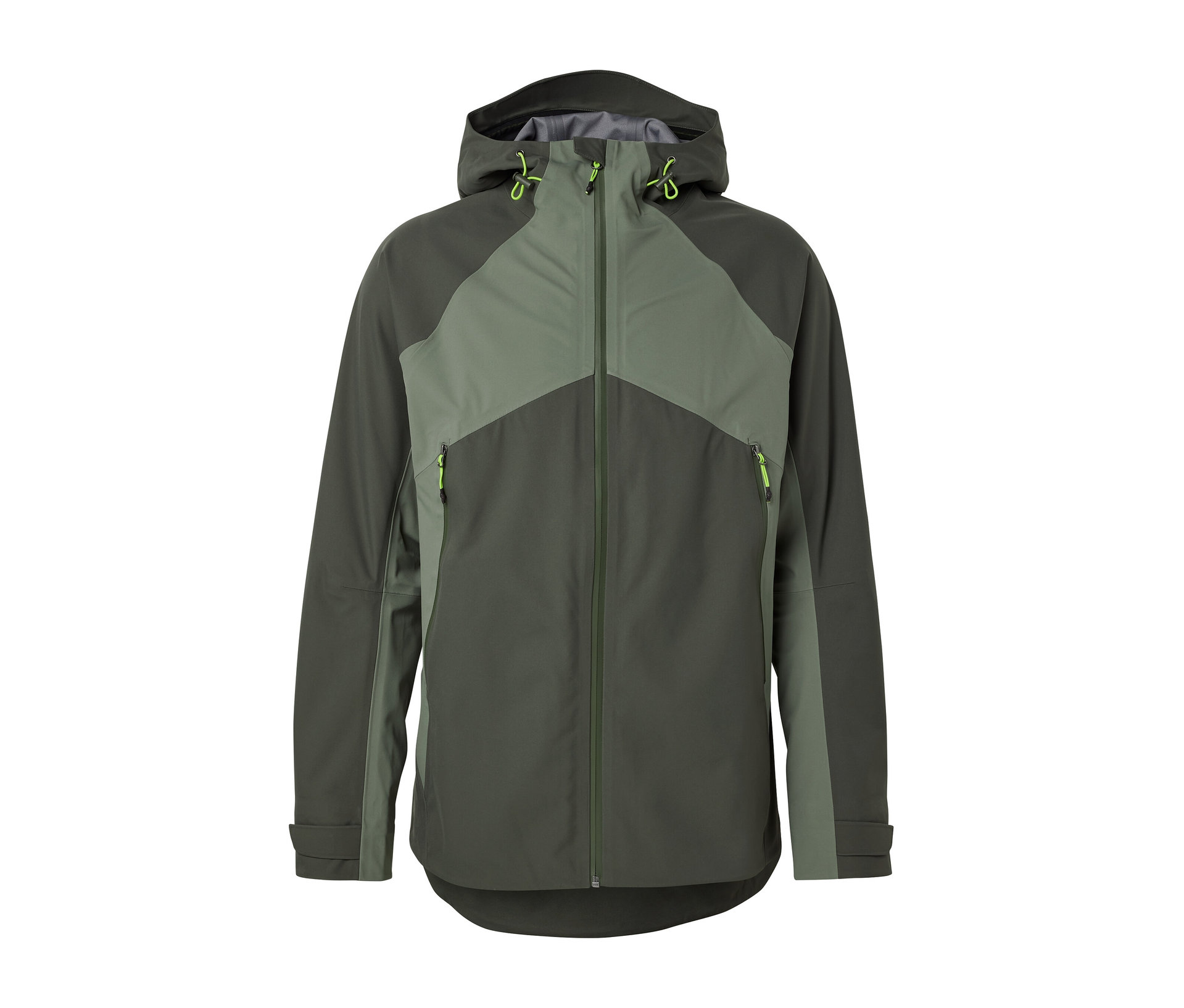 Lagen-Outdoorjacke - Herren - Gr. XXL - khaki - khaki