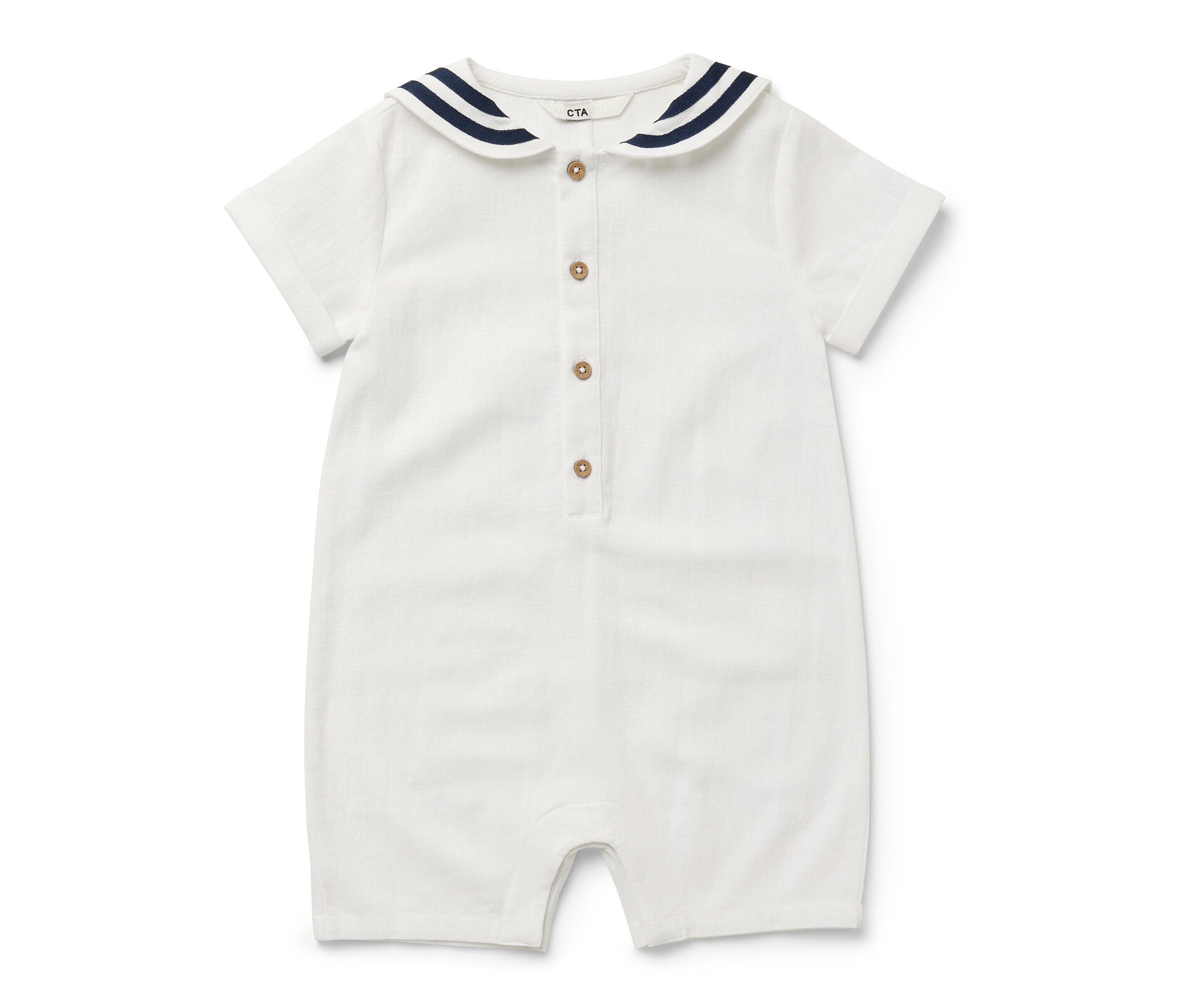Tchibo - Baby-Matrosen-Strampler - Gr. 98/104 - dunkelblau/gestreift