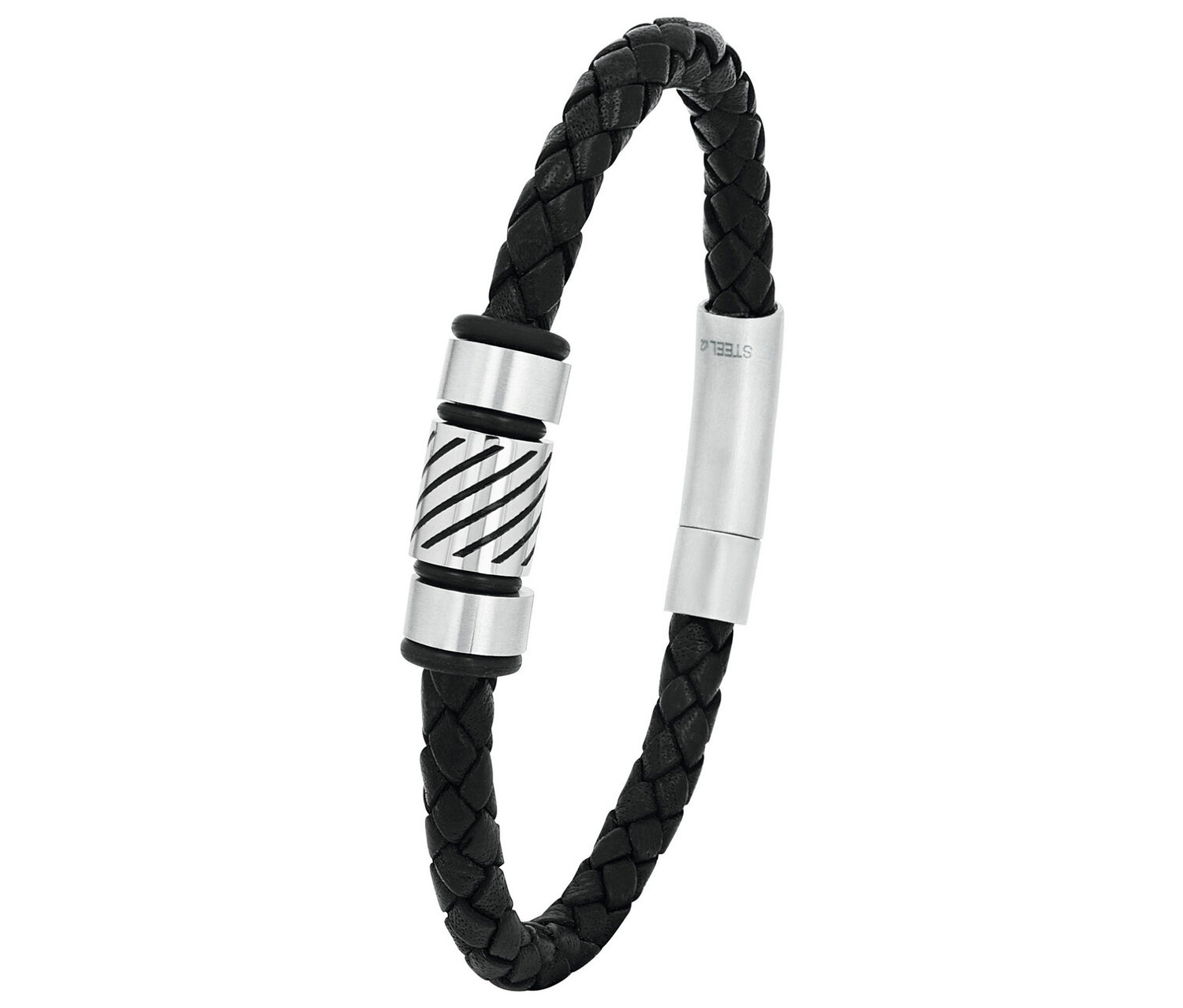 Tchibo - Amor Armschmuck im Materialmix - silber