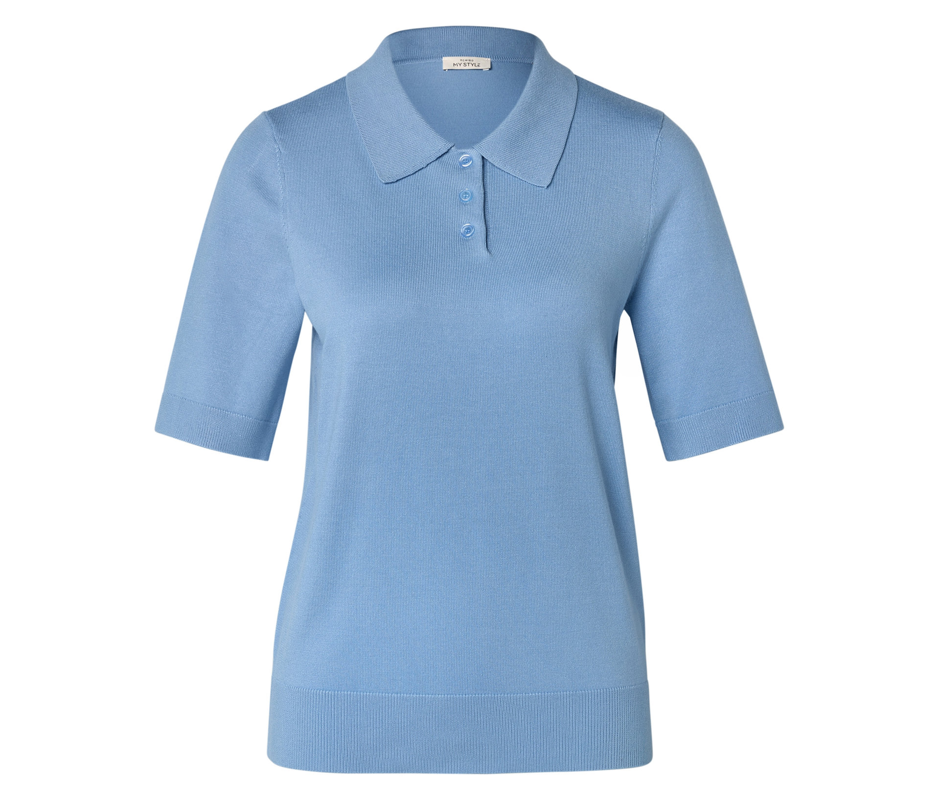 Feinstrickpullover - Damen - Gr. L - hellblau - hellblau