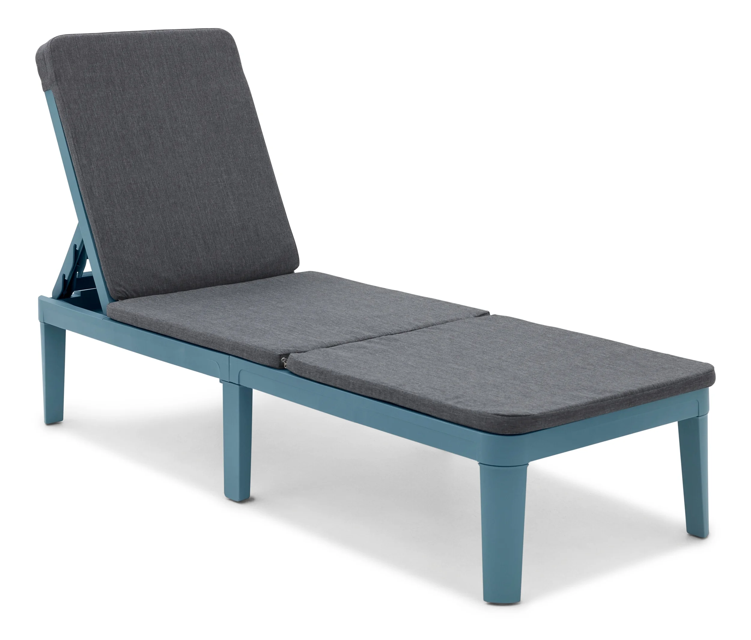 Tchibo - Gartenliege - 188x49,5x32,5cm - blau -