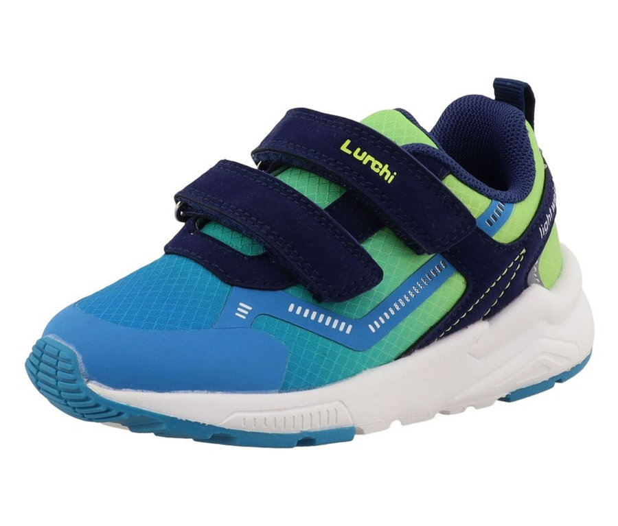 Blauer LURCHI Sneaker »Archie« mit Klettverschluss.