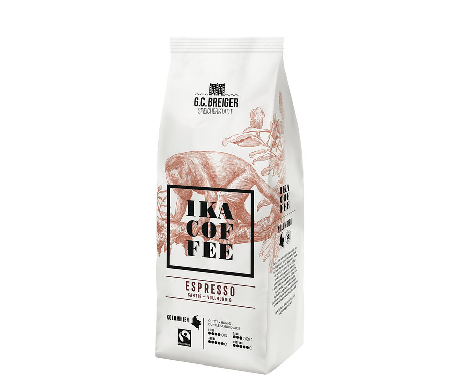 Eine Packung G.C. Breiger - IKA Coffee - Espresso.