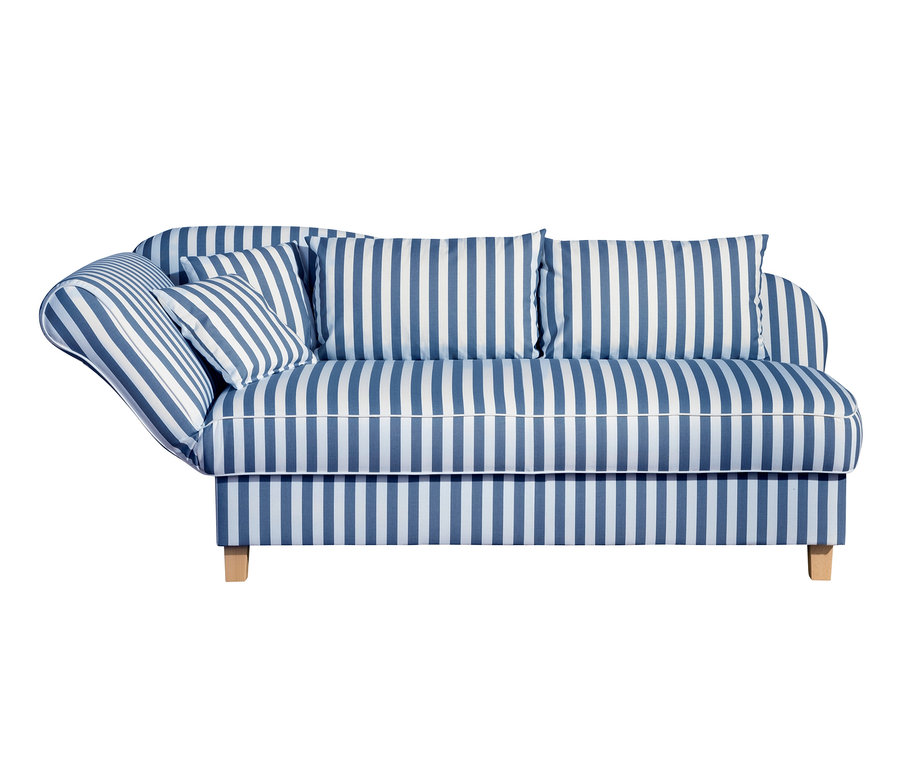 Max Winzer® Récamiere »Saturn«, maritim, links mit blau-weißen Streifen.