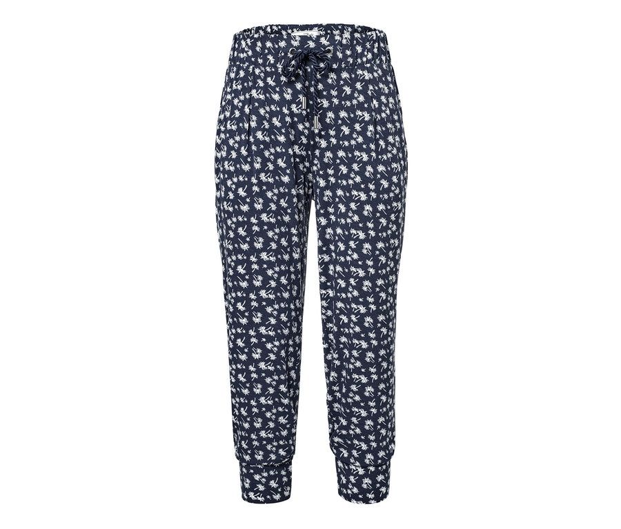 Bedruckte 3/4-Jerseyhose.