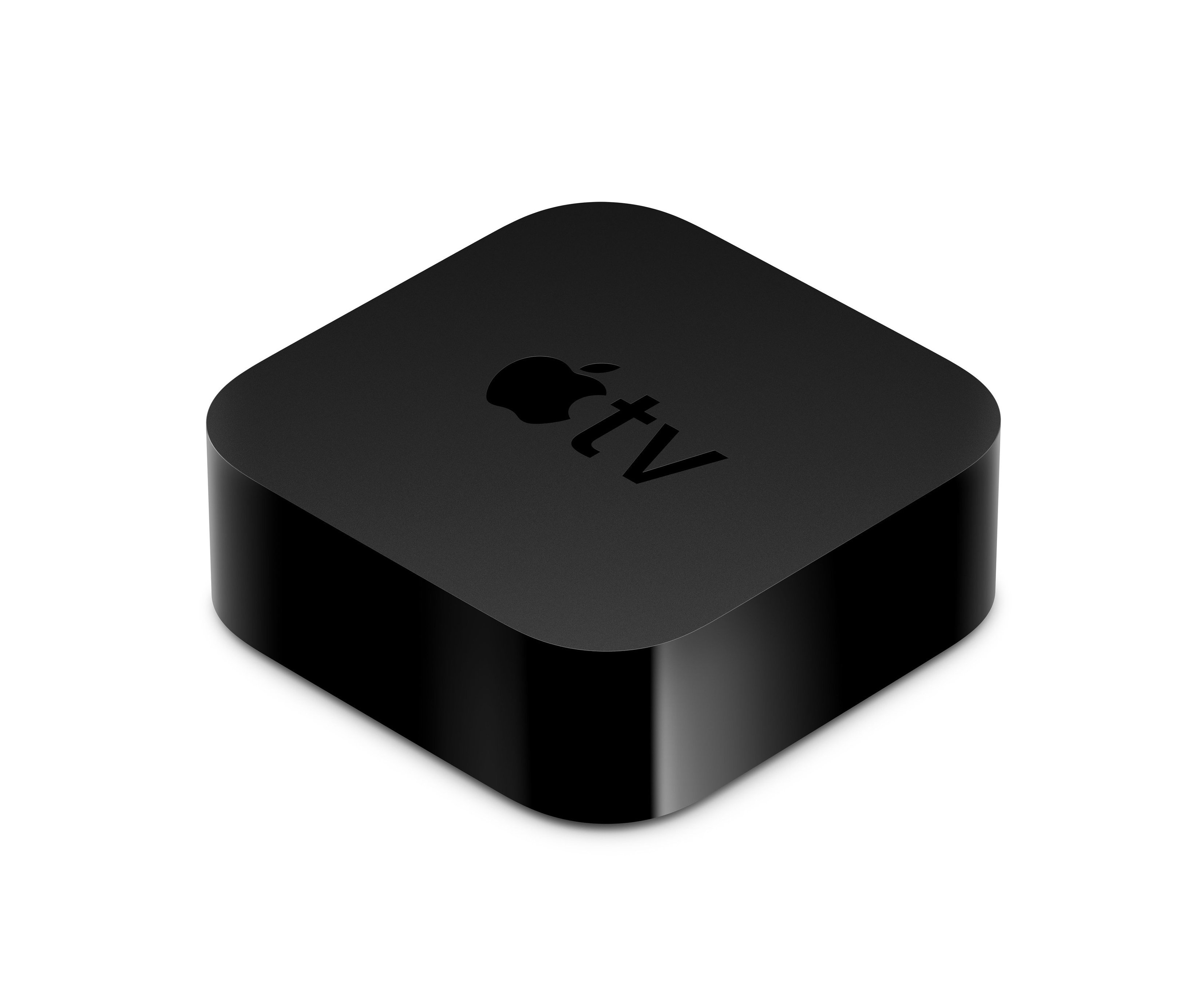 Schwarzes Apple TV 4K 2021, 32GB.