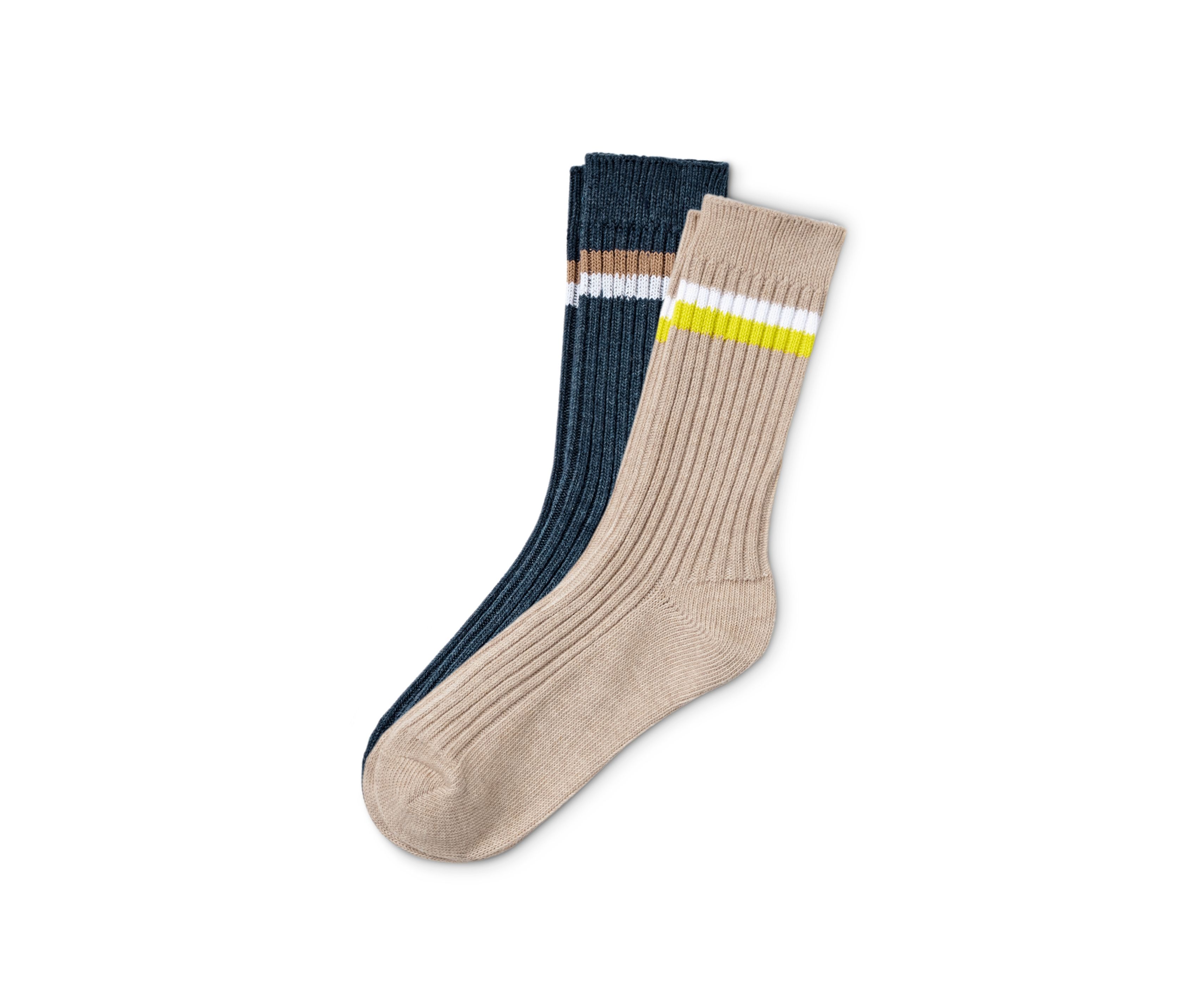 Tchibo - 2 Paar Stricksocken - Damen - Gr. 35-38 - dunkelblau