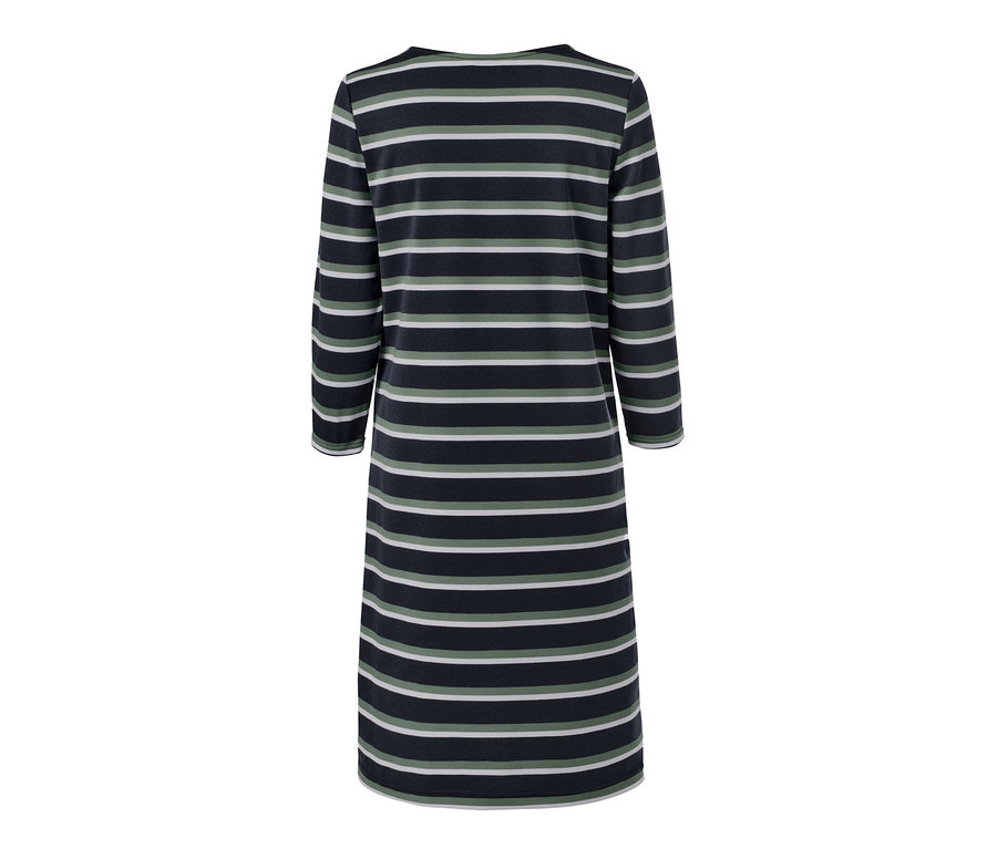 Gestreiftes Sweatkleid.