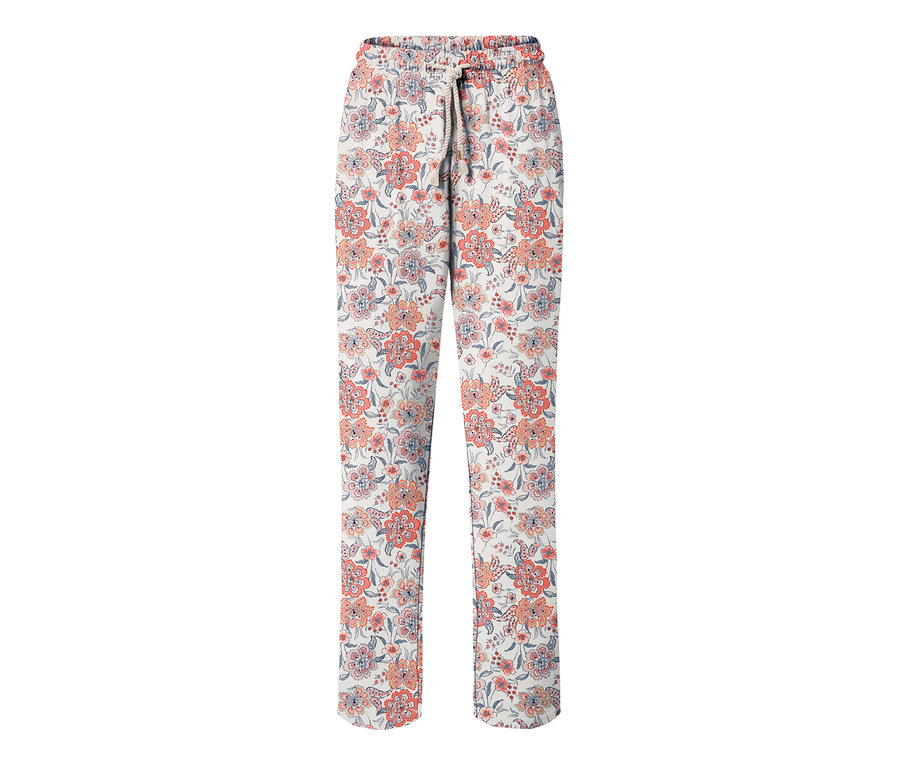 Pyjamahose mit Blumenmuster.