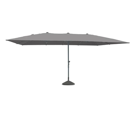 Leco Doppelsonnenschirm, 270 x 460 cm, anthrazit (exkl. Schirmständer).