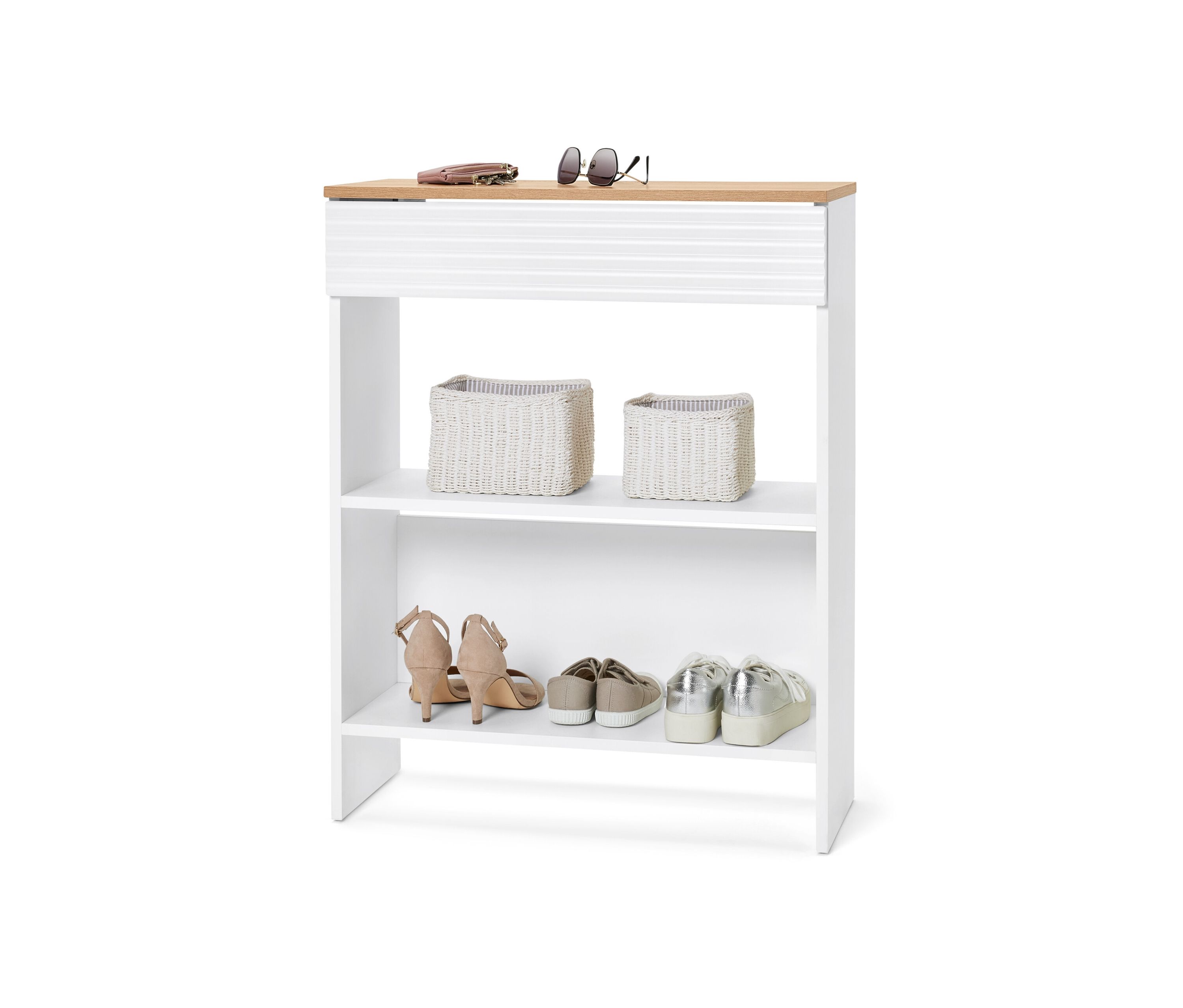 Tchibo - Konsole mit Schublade - 70x30,5x89cm - braun - Holz / Holz