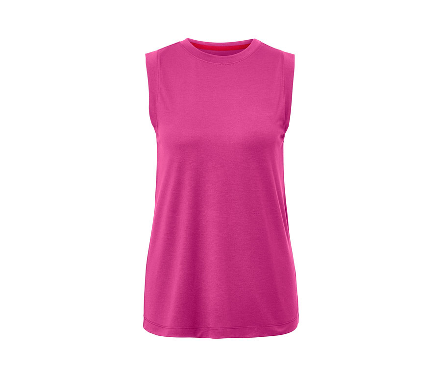 Ärmelloses Sporttop, pink.