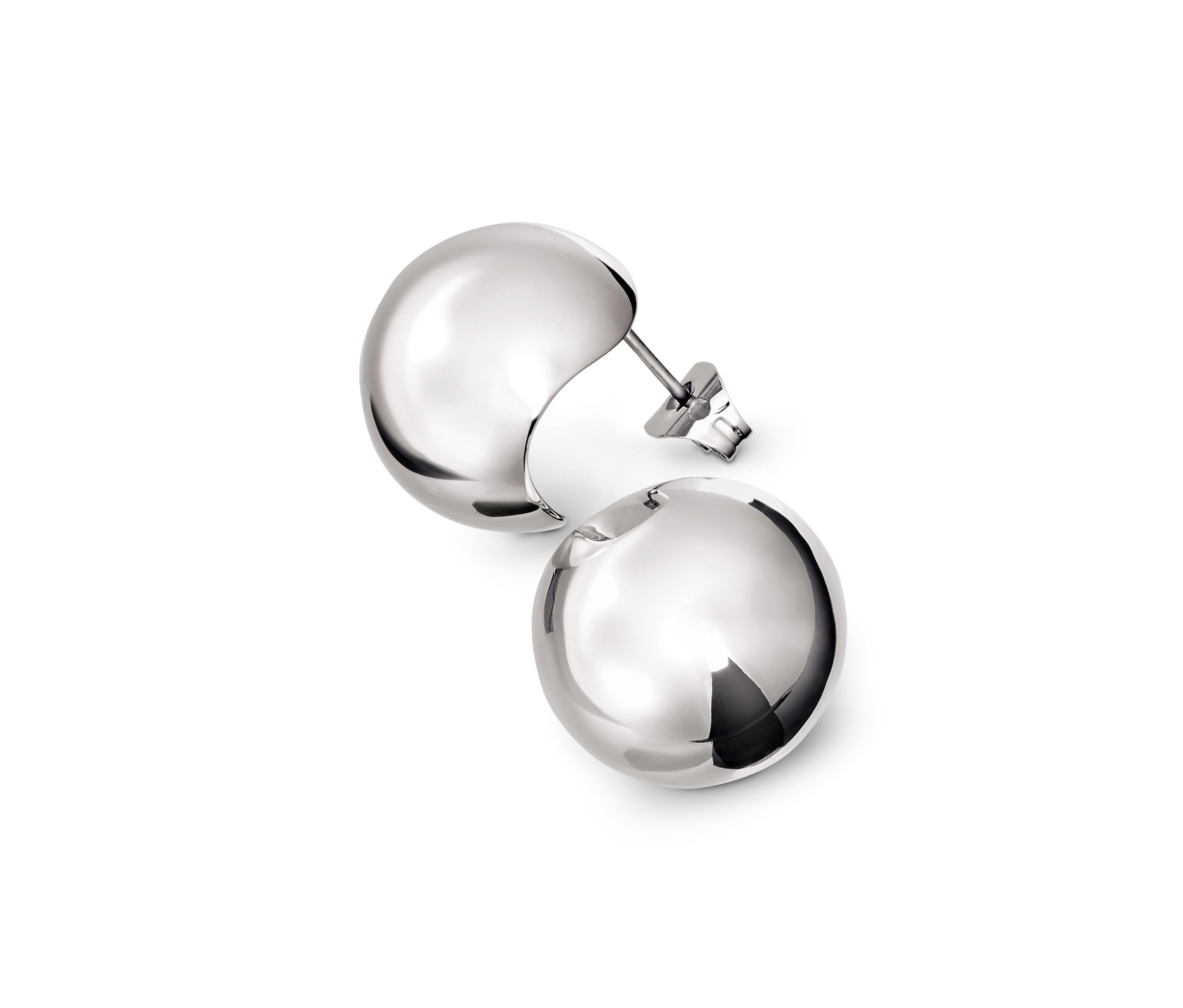 Tchibo - Ohrstecker Globe - silber