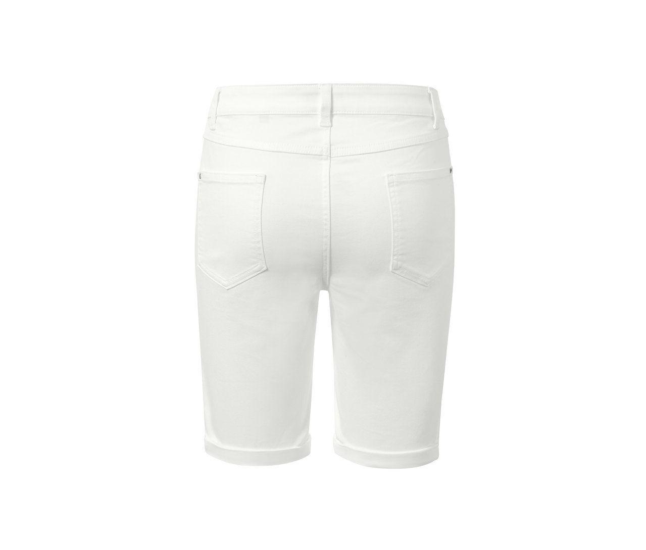 Rückansicht der Bermuda Colored Jeans – Fit »Lea«.