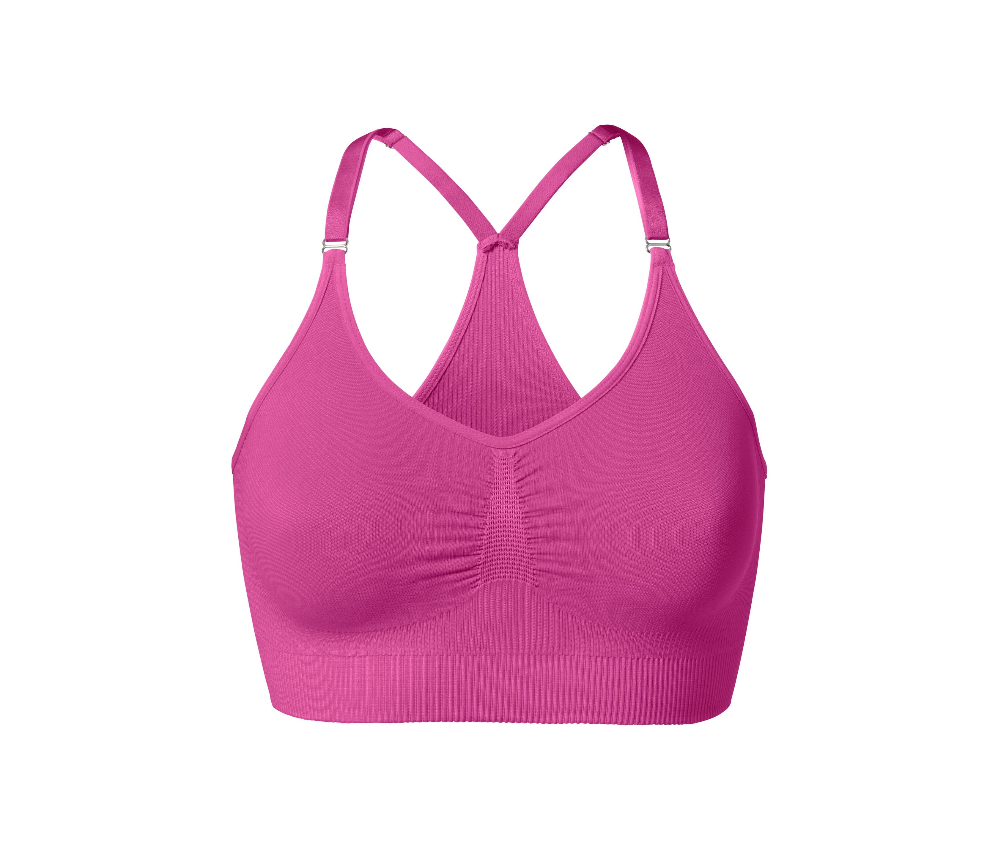 Tchibo - Seamless-Sport-Bustier - Damen - Gr. L - pink