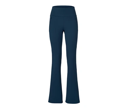 Dunkelblaue Thermo-Jazzpants mit Schlag.