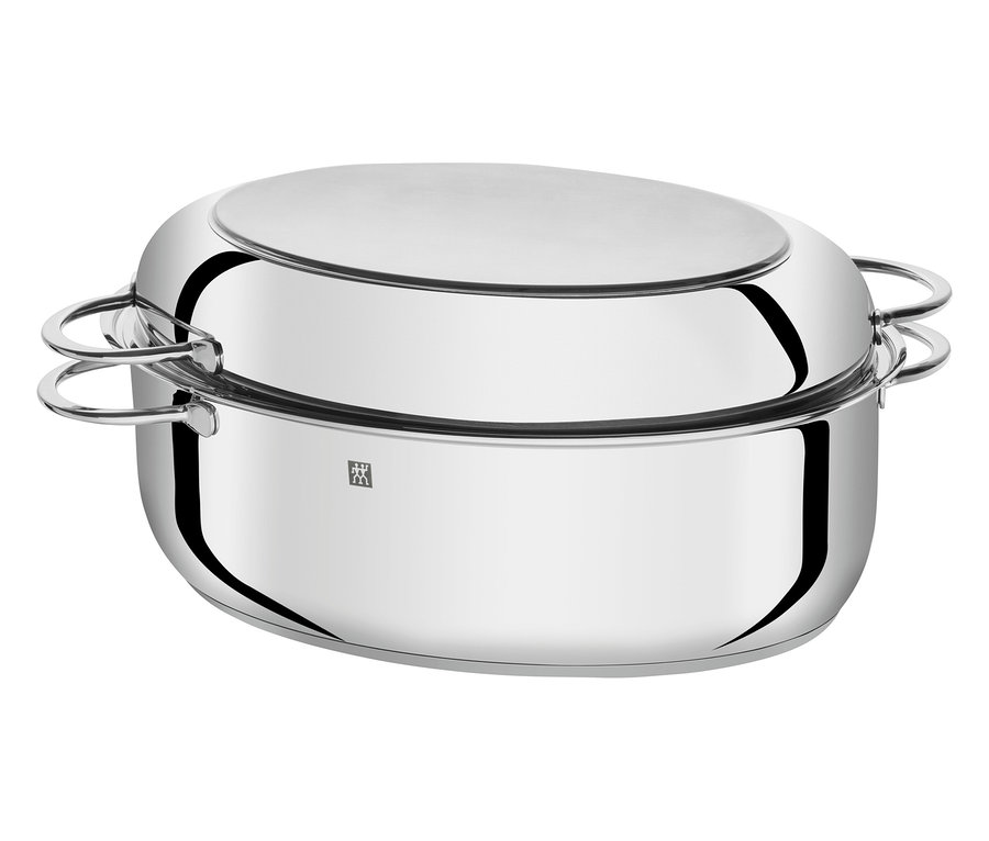 Zwilling Edelstahl-Bräter mit Deckel, 8,5 l.