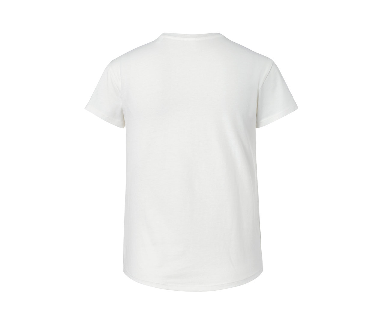 Weißes T-Shirt mit Print.