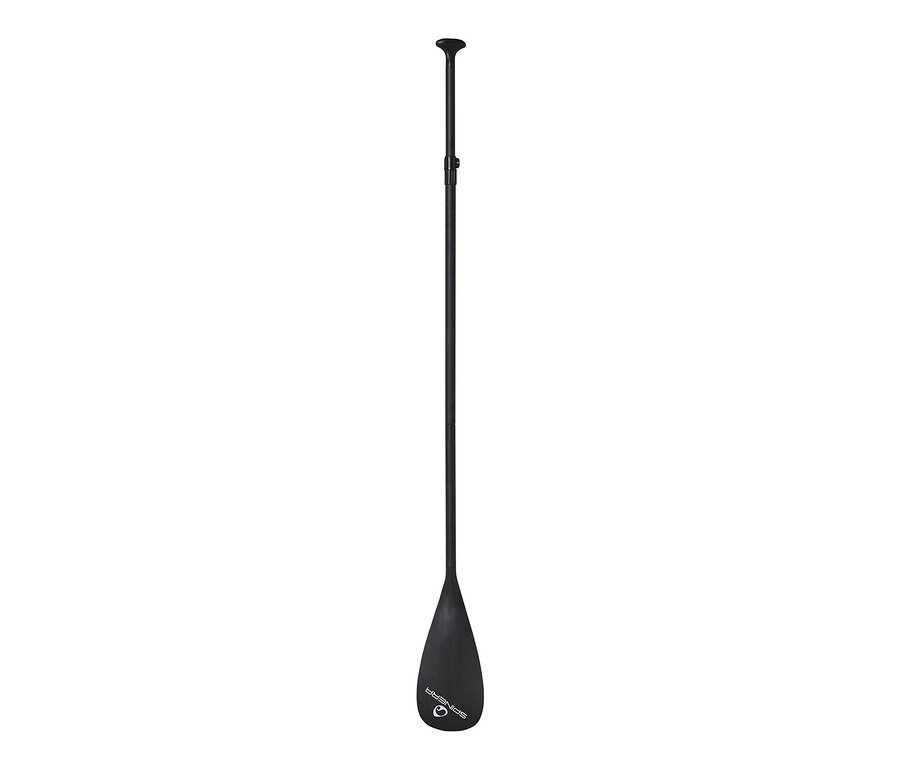 Schwarzes Spinera SUP- und Kajak-Paddel Classic auf weißem Hintergrund.