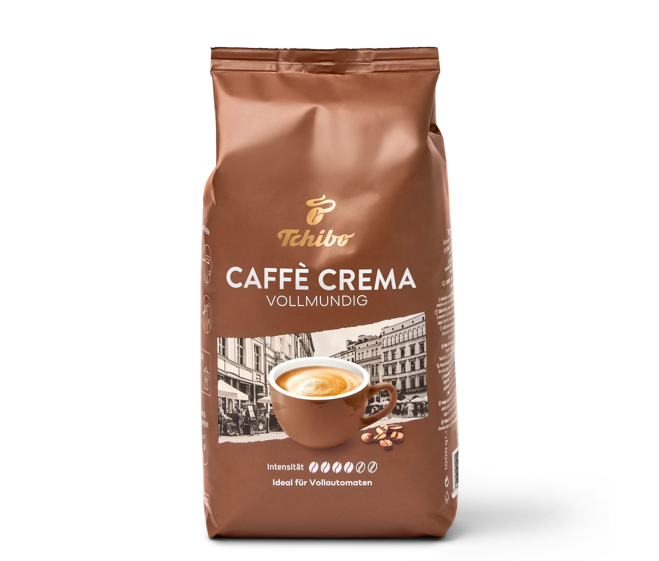 Tchibo Kaffee Bohnen, Ganze Bohne Caffè Crema Vollmundig, 1 kg