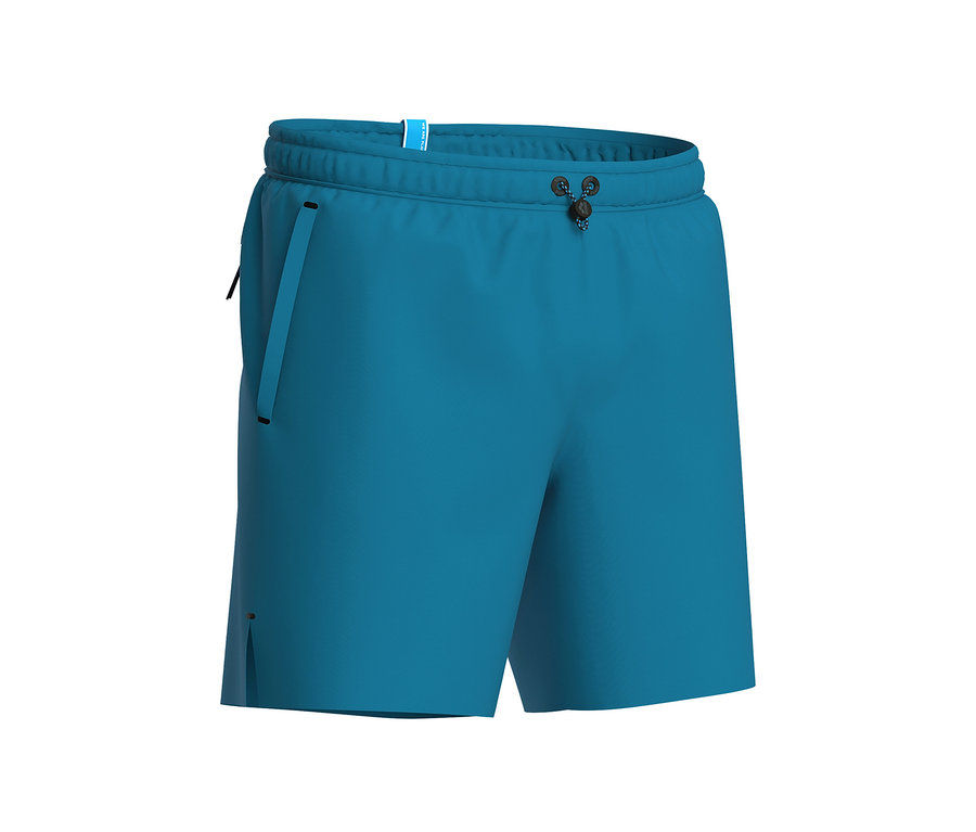 Blaue Badeshorts der Marke Arena.