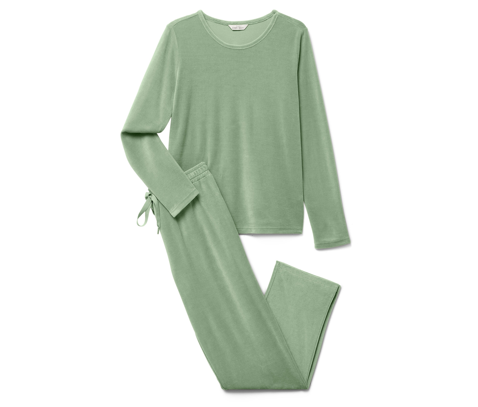 Nicki-Pyjama-Set - Damen - Gr. S - hellgrün - hellgrün