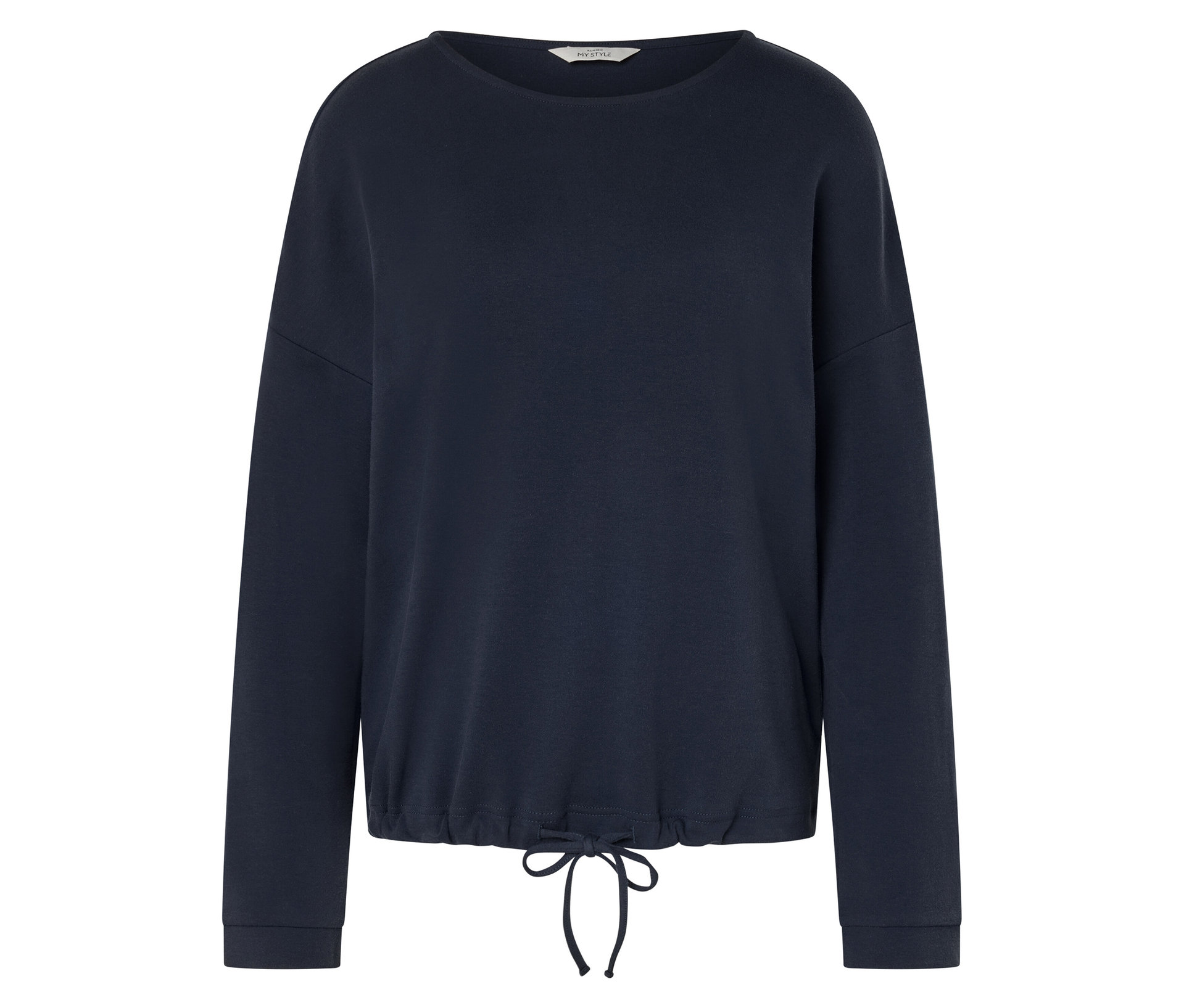 Sweatshirt mit Detail - Damen - Gr. XL - dunkelblau - dunkelblau