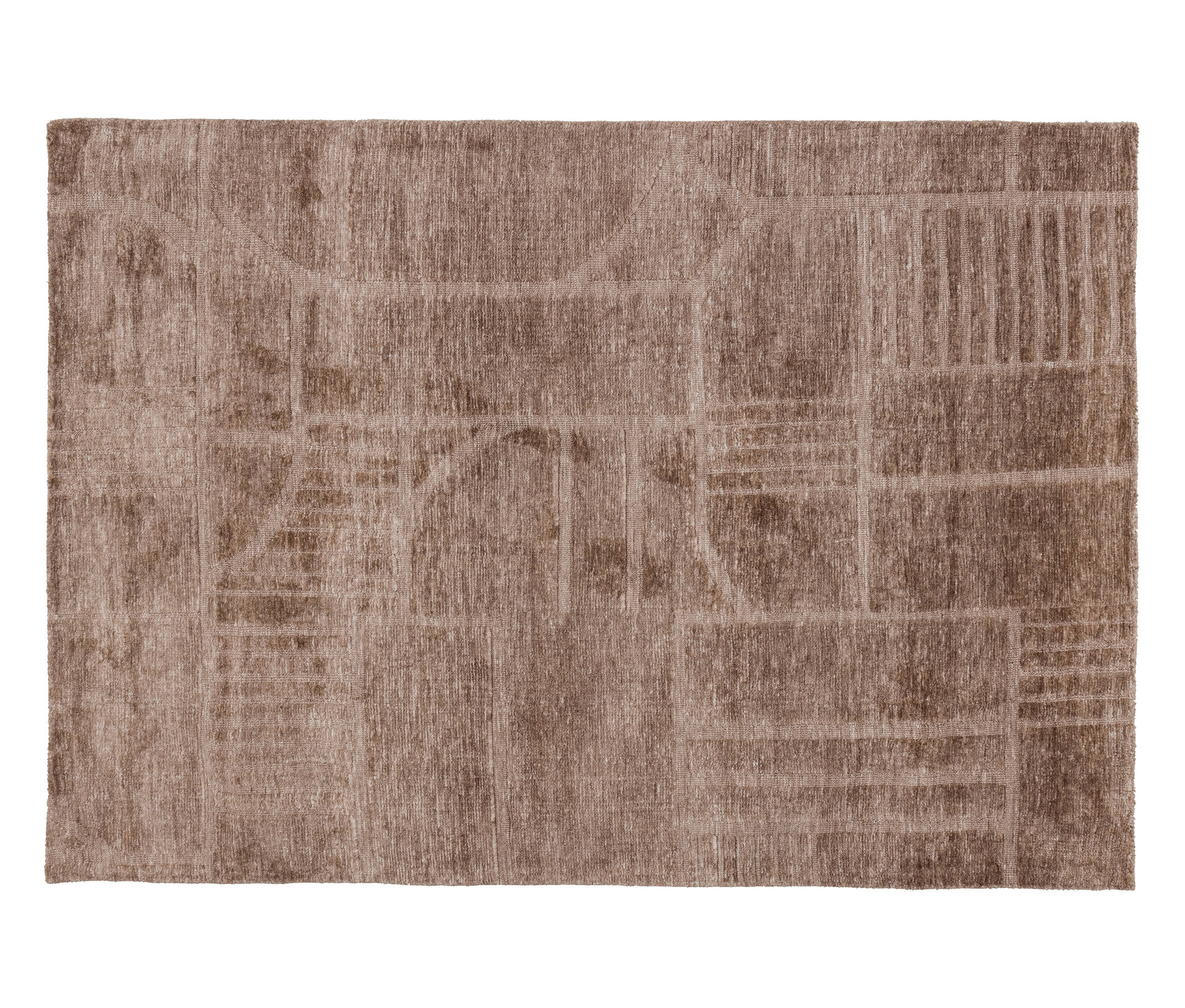 Woood Teppich »Lovi« - taupe - taupe