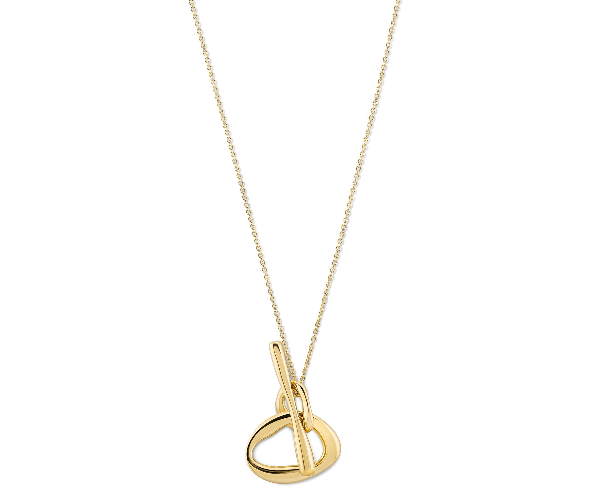 Kette mit Anhänger - gold - gold