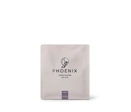 Rechteckige Packung Phoenix - Deep Red Espresso - 350 g Ganze Bohne.
