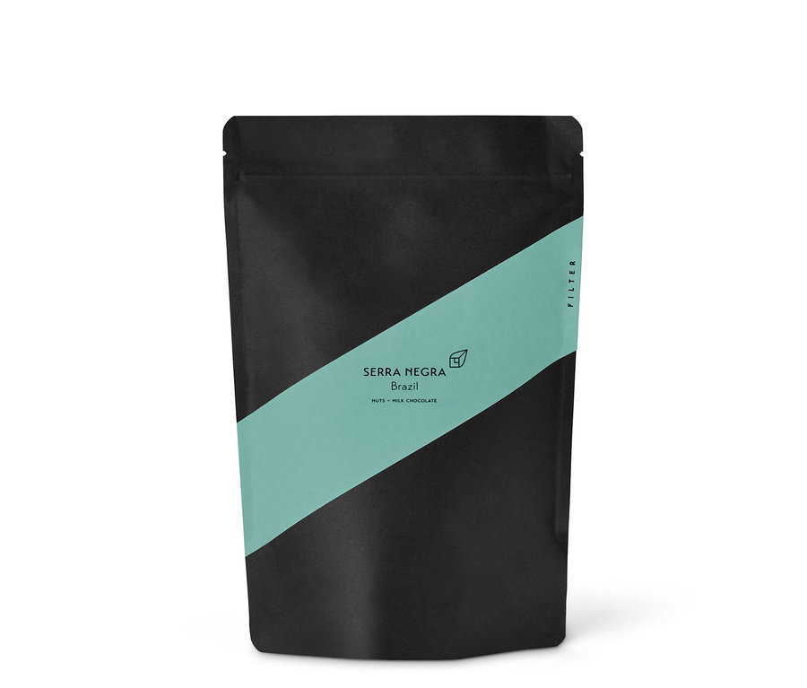 Eine Packung Kaffeekirsche - Serra Negra Filterkaffee - 250 g Gemahlen.