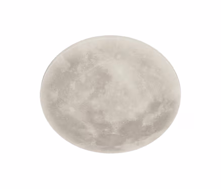 Trio Deckenleuchte »Lunar«: Eine runde Deckenleuchte mit Mondoberflächendesign.