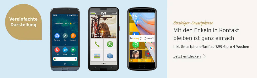 Senioren Smartphones