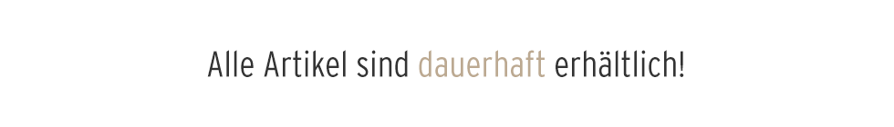 Das neue Dauersortiment