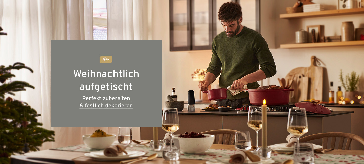 Weihnachtlich aufgetischt