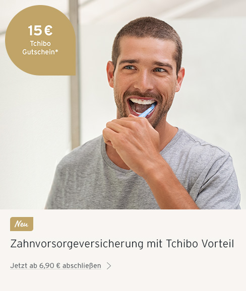 Zahnvorsorgeversicherung mit Tchibo