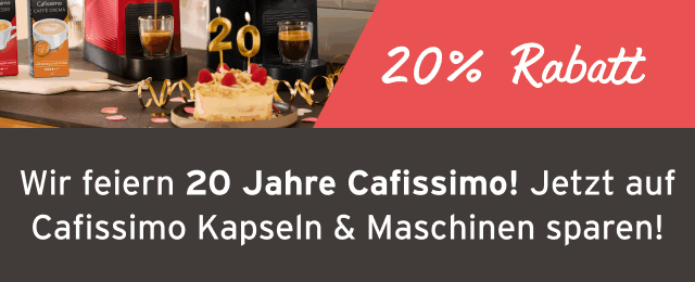 Cafissimo Geburtstag